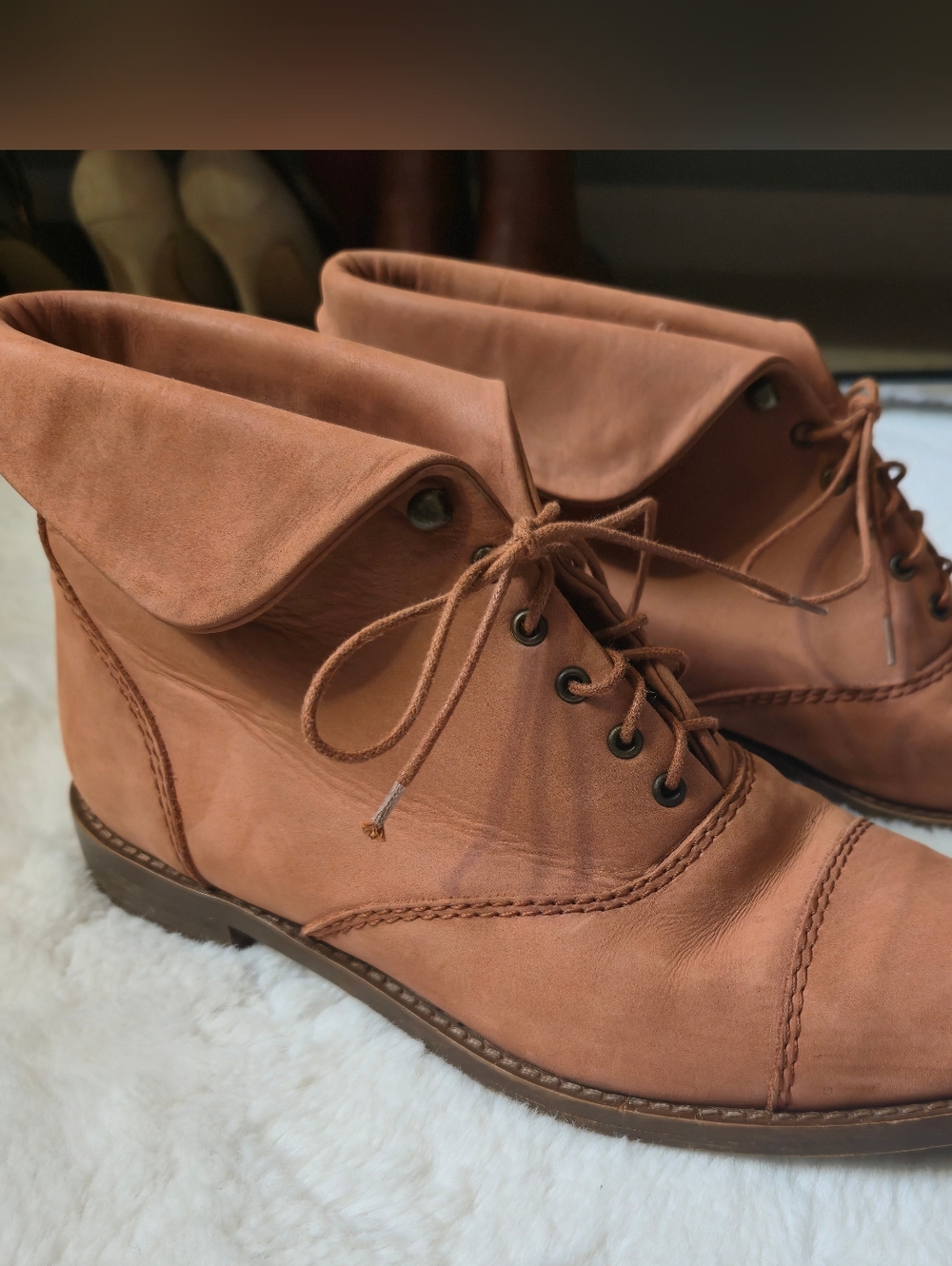 1937 leather ankle boots